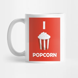 Funny design saying I Popcorn, Poppin' Dreams Cinema, Cute & Crunchy Popcorn Bliss Mug